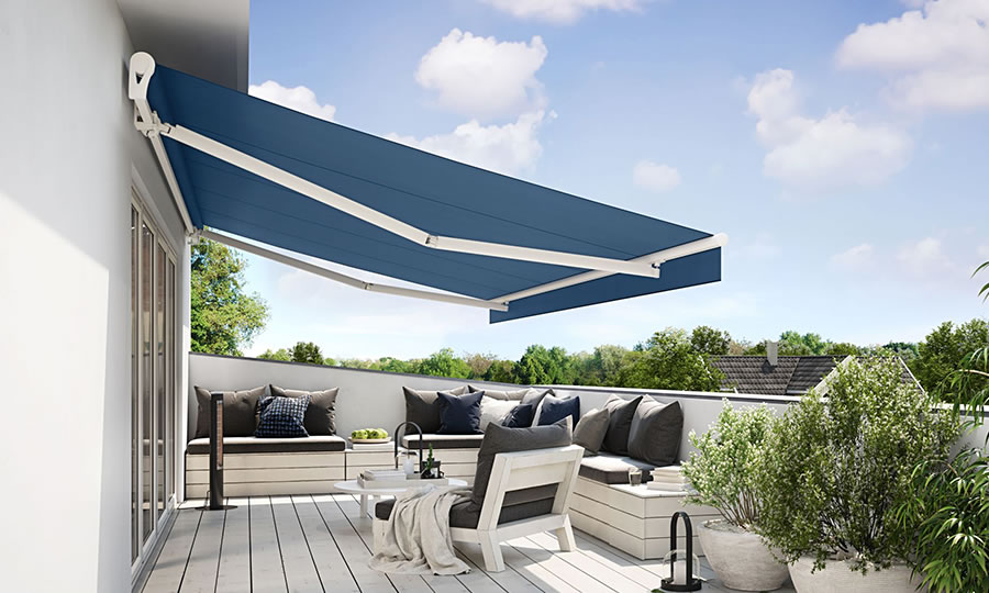 markilux 1300 auf einem Balkon