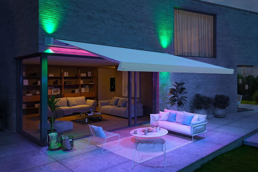 markilux mx 4 weiss mit Ambientbeleuchtung